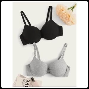 NEW SHEIN| 2 pack| adjustable underwire bra sets.